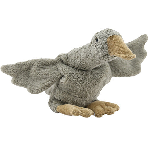 senger warmteknuffel gans - grijs - 47 cm | Y21038 | 0