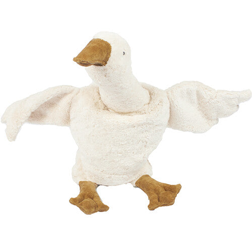 senger warmteknuffel gans - wit - 80 cm | Y21024 | 0