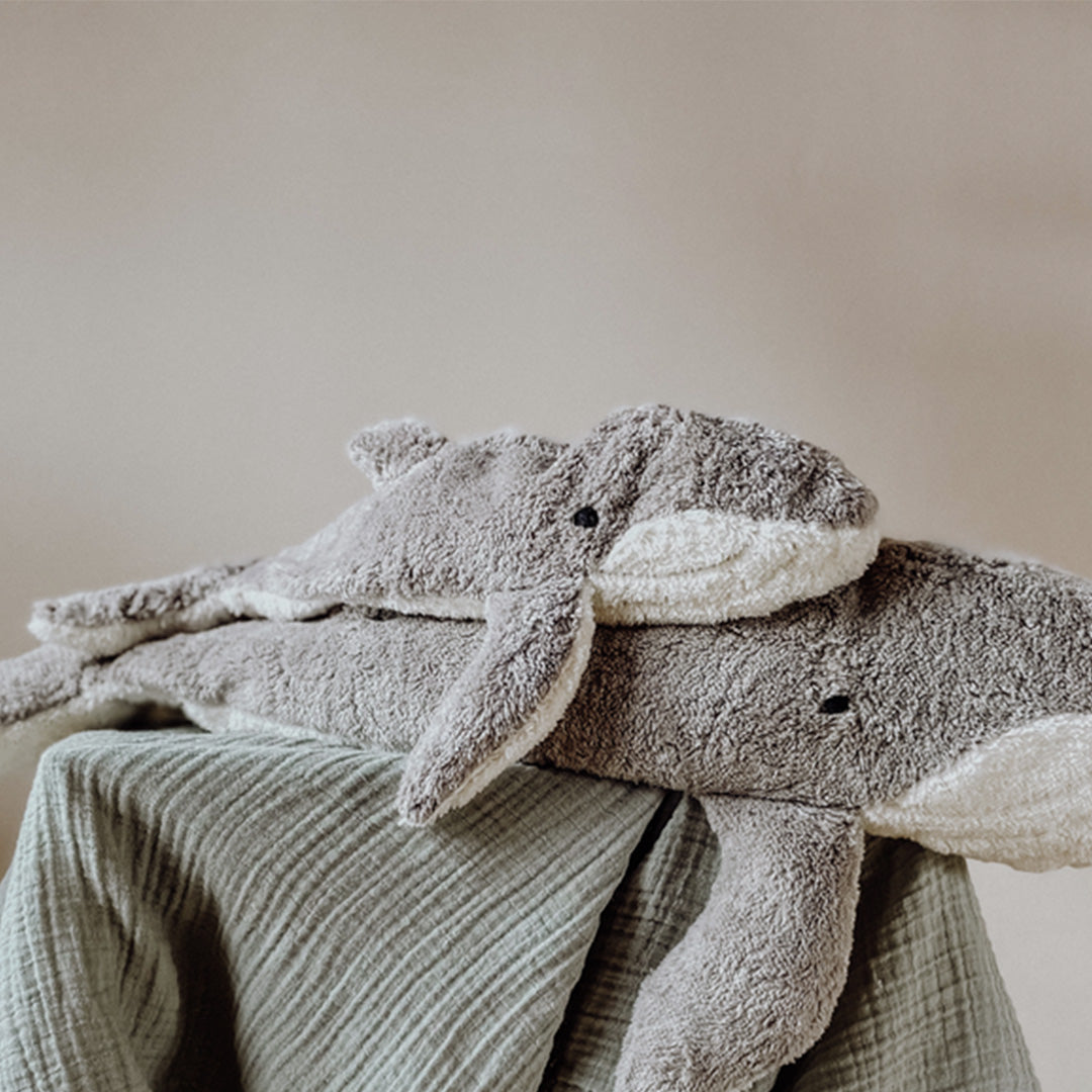 senger warmteknuffel walvis - 38 cm | Y21061 | 2