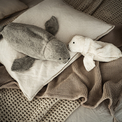 senger warmteknuffel zeehond - wit - 40 cm | Y21048 | 4