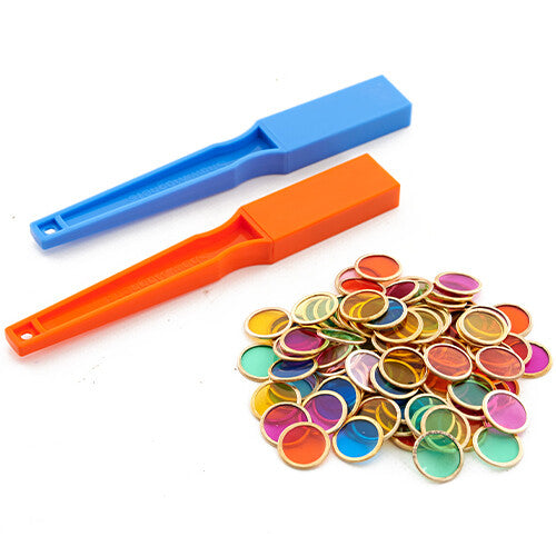 shaw magnets twee magneetstaven met schijfjes | 50012 | 0