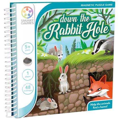 smart games magnetisch puzzelspel down the rabbit hole  | SGT290-8 | 0