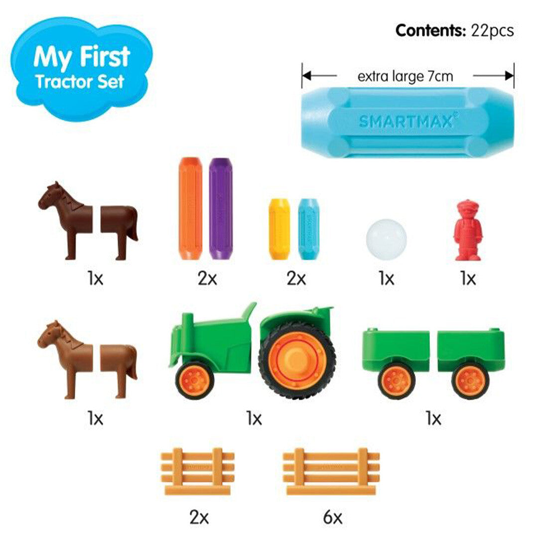 smartmax magnetisch puzzelspel - my first tractor | SMX222 | 2