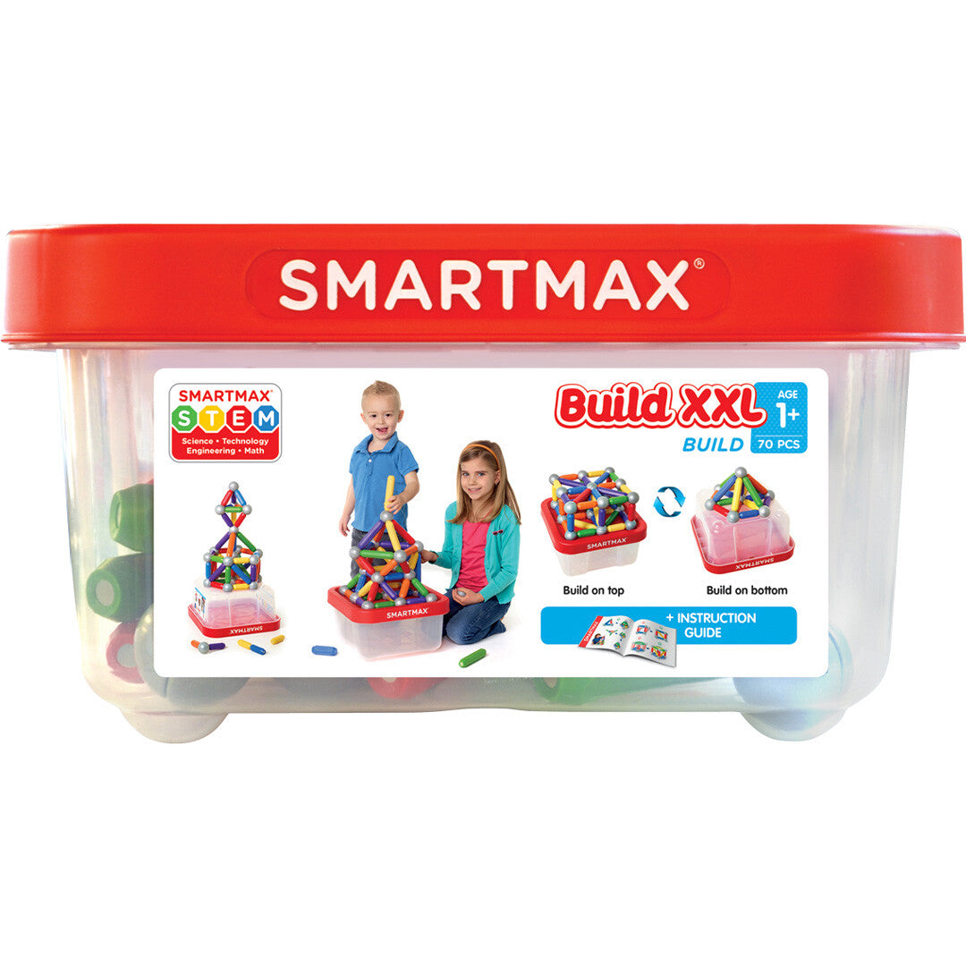 smartmax magnetische bouwset build xxl - 70st | SMX907 | 1