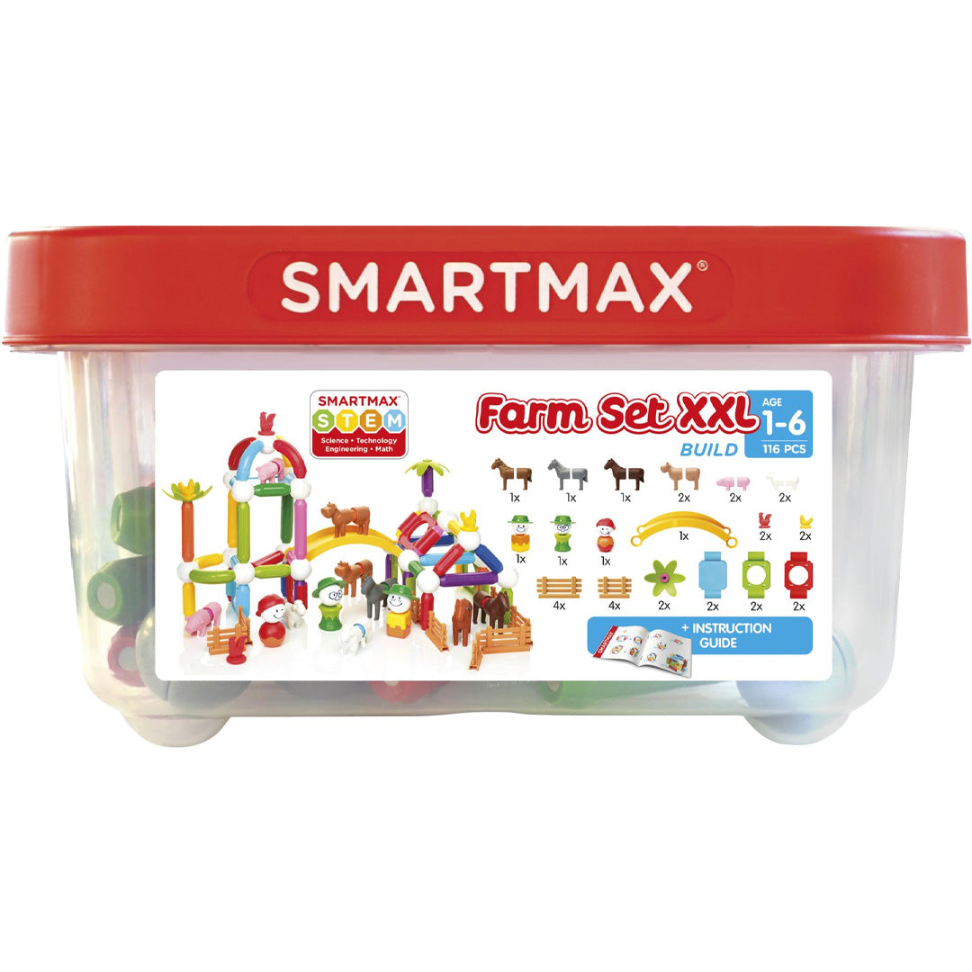 smartmax magnetische bouwset - farm set xxl | SMX913 | 1