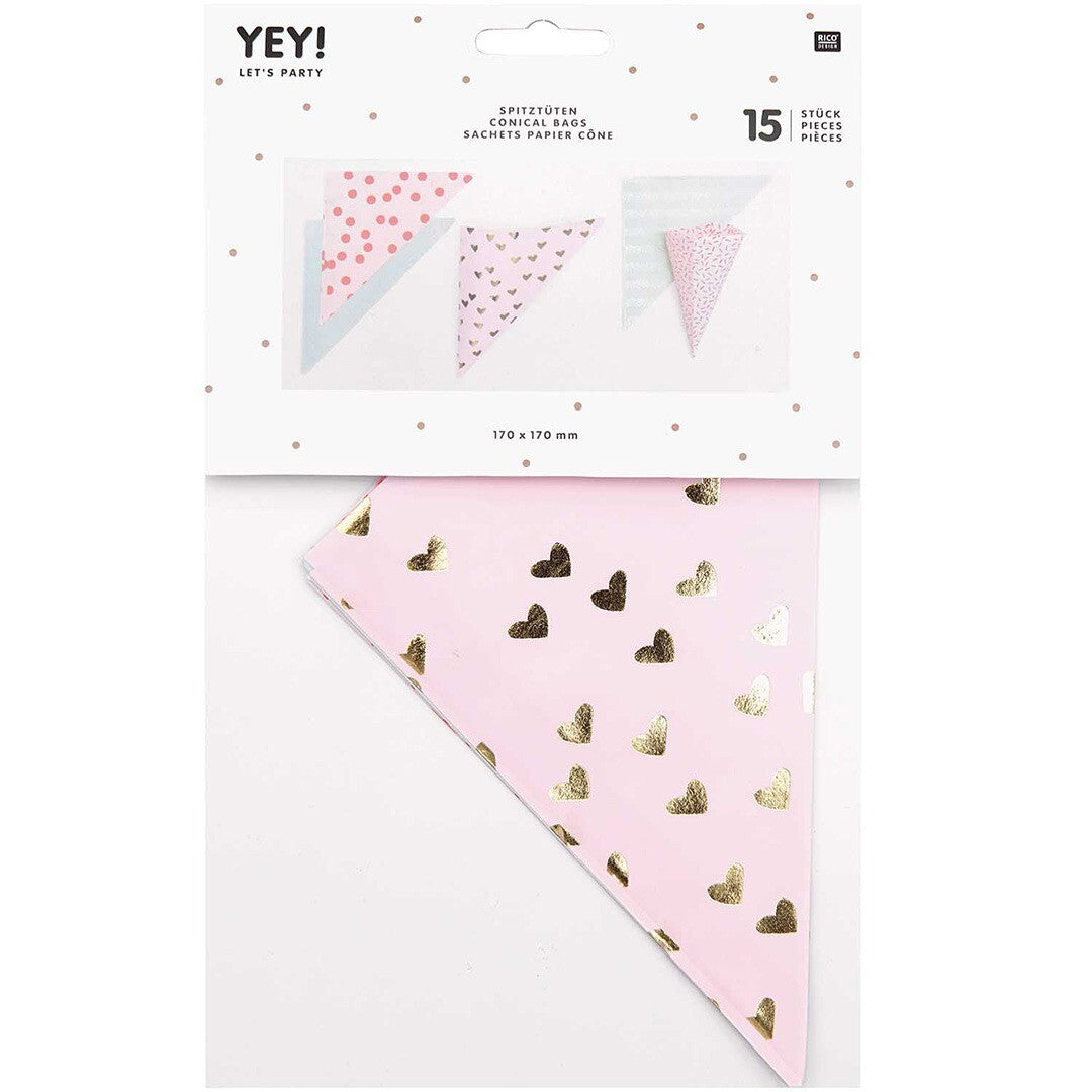 snoepzakjes roze - 15st | 99001.61.67 | 0