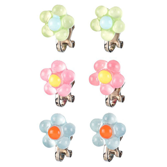 souza for kids 3 paar clipoorbellen corina - groen | 106658 | 0