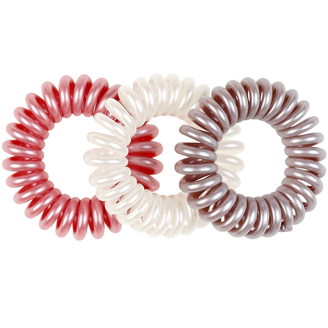 souza for kids haarelastiekjes tessa - parelmoer - 3st | 106686 | 0