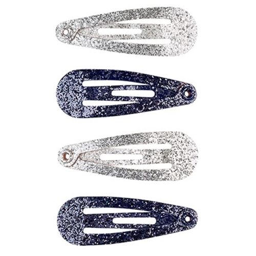 souza for kids haarspeldjes irene - blauw-zilver (4st) | 105665 | 0