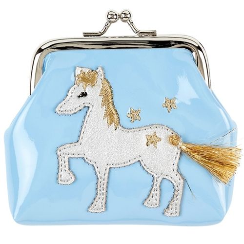 souza for kids kinderportemonnee paard marith - blauw | 105626 | 0