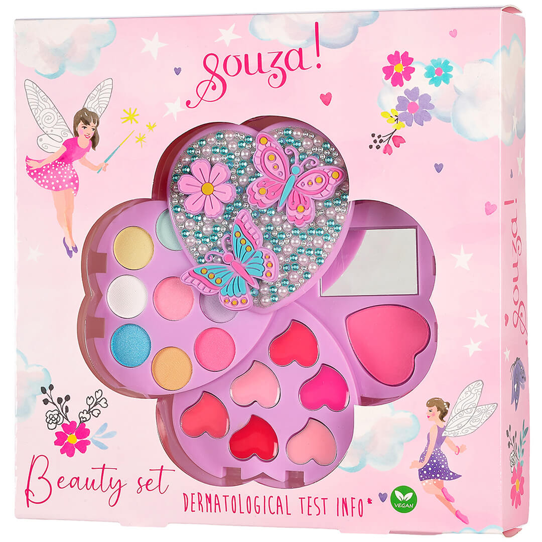 souza for kids make-up doosje hart - vlinders | 107139 | 0