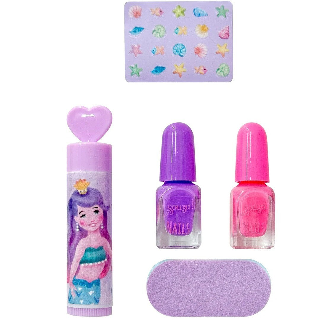 souza for kids make-up set lippen en nagels - zeemeermin | 107424 | 1