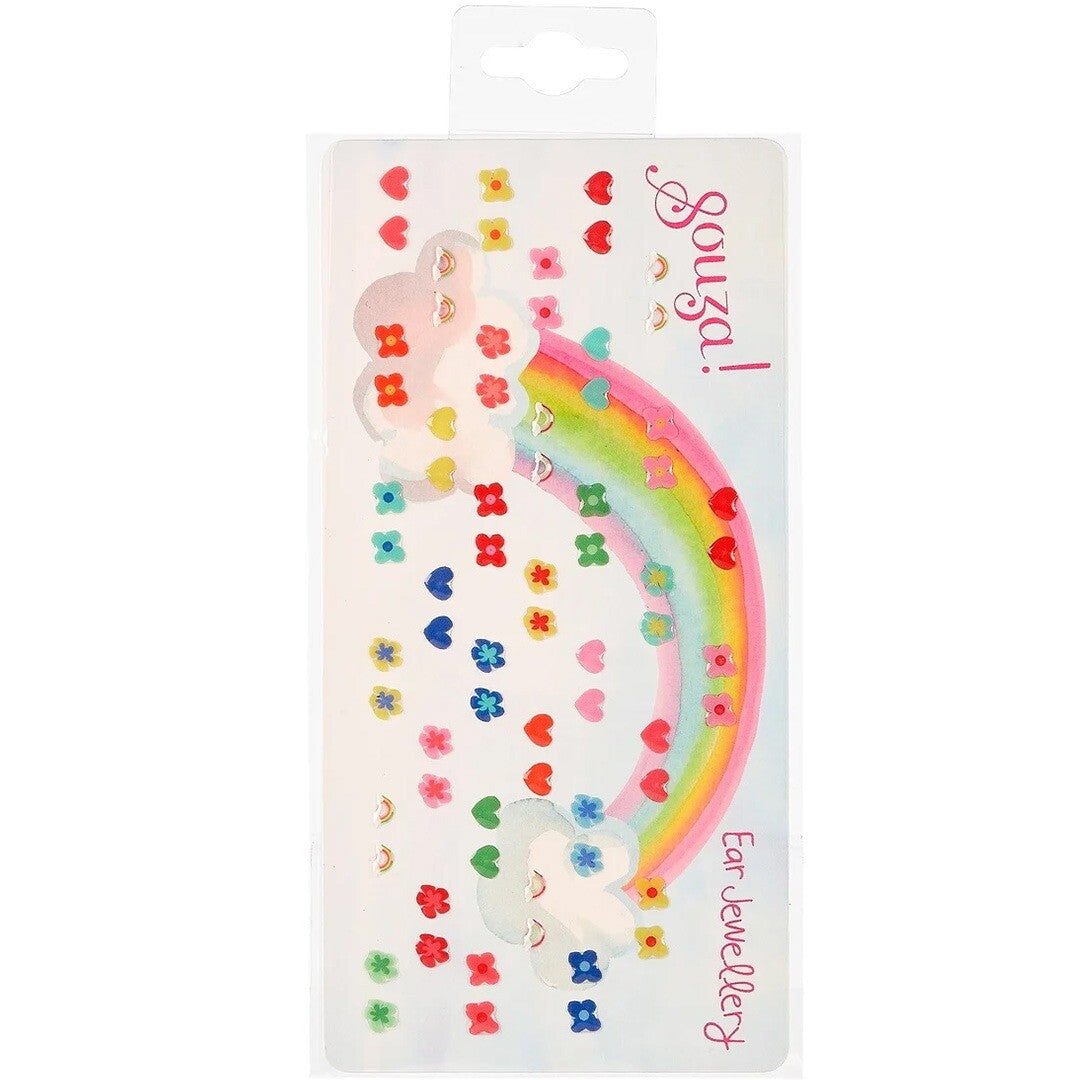 souza for kids plakoorbellen bloemen - hartjes - 70st | 107381 | 0