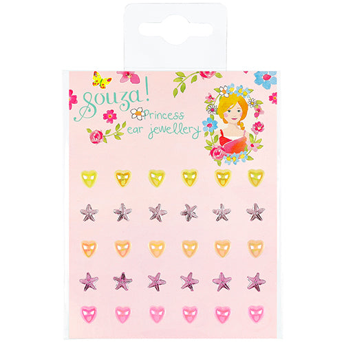 souza for kids plakoorbellen prinses - hartjes en sterren | 106559 | 0