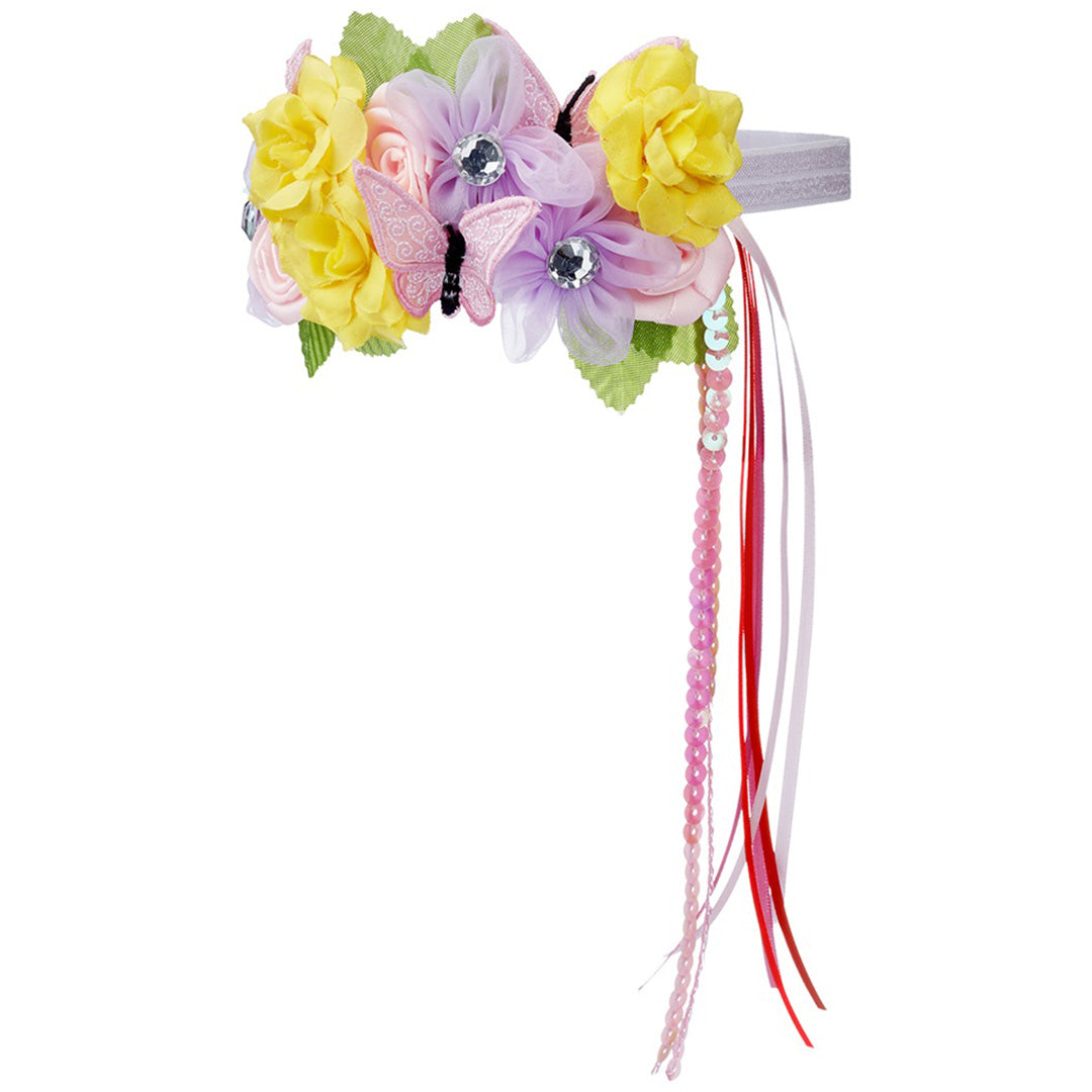 souza for kids verkleedcape danae vlinder met toverstaf en diadeem - 3-4 jaar | SOUZ101193 | 3