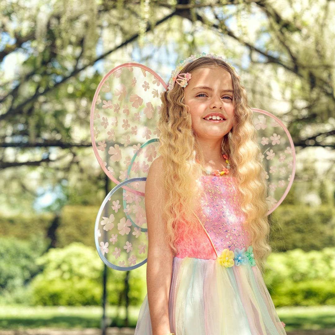 souza for kids verkleedjurk met vleugels flora - 3-4 jaar | SOUZ101146 | 3