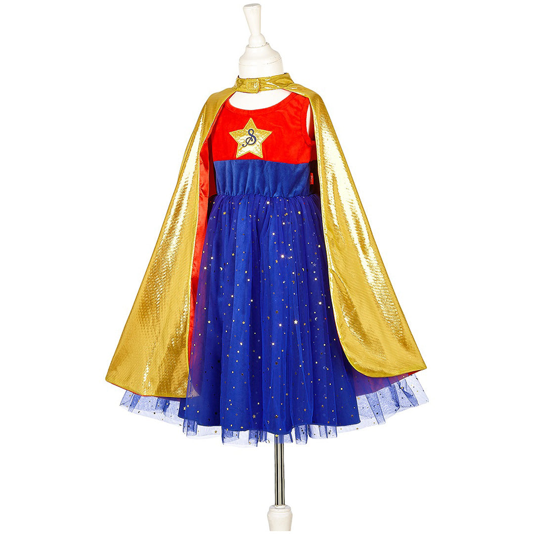 souza for kids verkleedjurk superheldin - 3-4 jaar | SOUZ101080 | 1