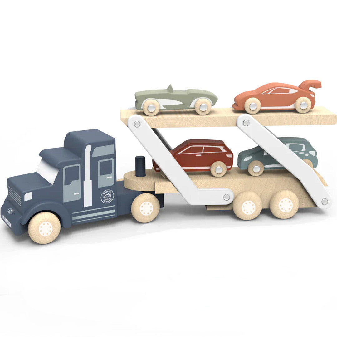 speedy monkey transportwagen met 4 auto's | SP1013 | 0