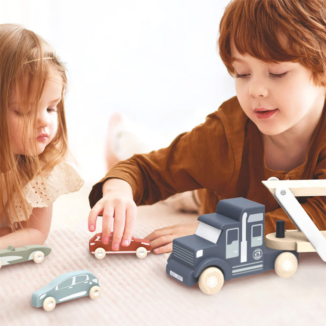 speedy monkey transportwagen met 4 auto's | SP1013 | 2