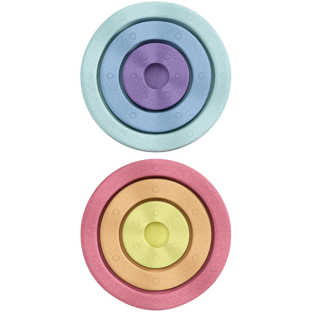 stapelstein inside rainbow pastel - 6st | 140305 | 3