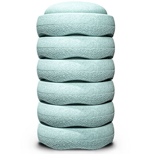 stapelstein lichtgroen - 6st | 100319 | 3