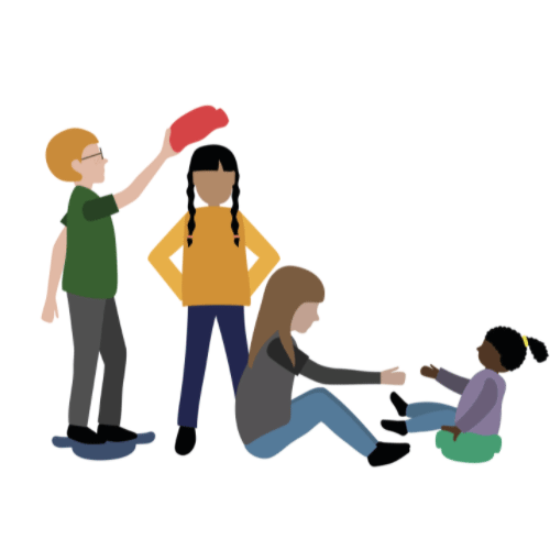 stapelstein lichtgroen - 6st | 100319 | 5