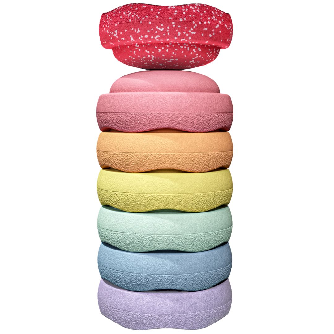 stapelstein spécial original mini arc-en-ciel pastel - blush