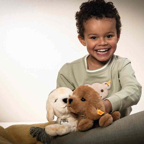 steiff knuffelhond lenny labrador - 23 cm | 76886 | 2