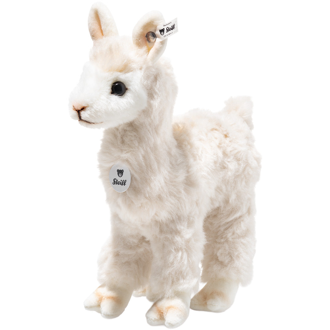 steiff knuffelalpaka cosy creme - 18 cm | STEI069505 | 