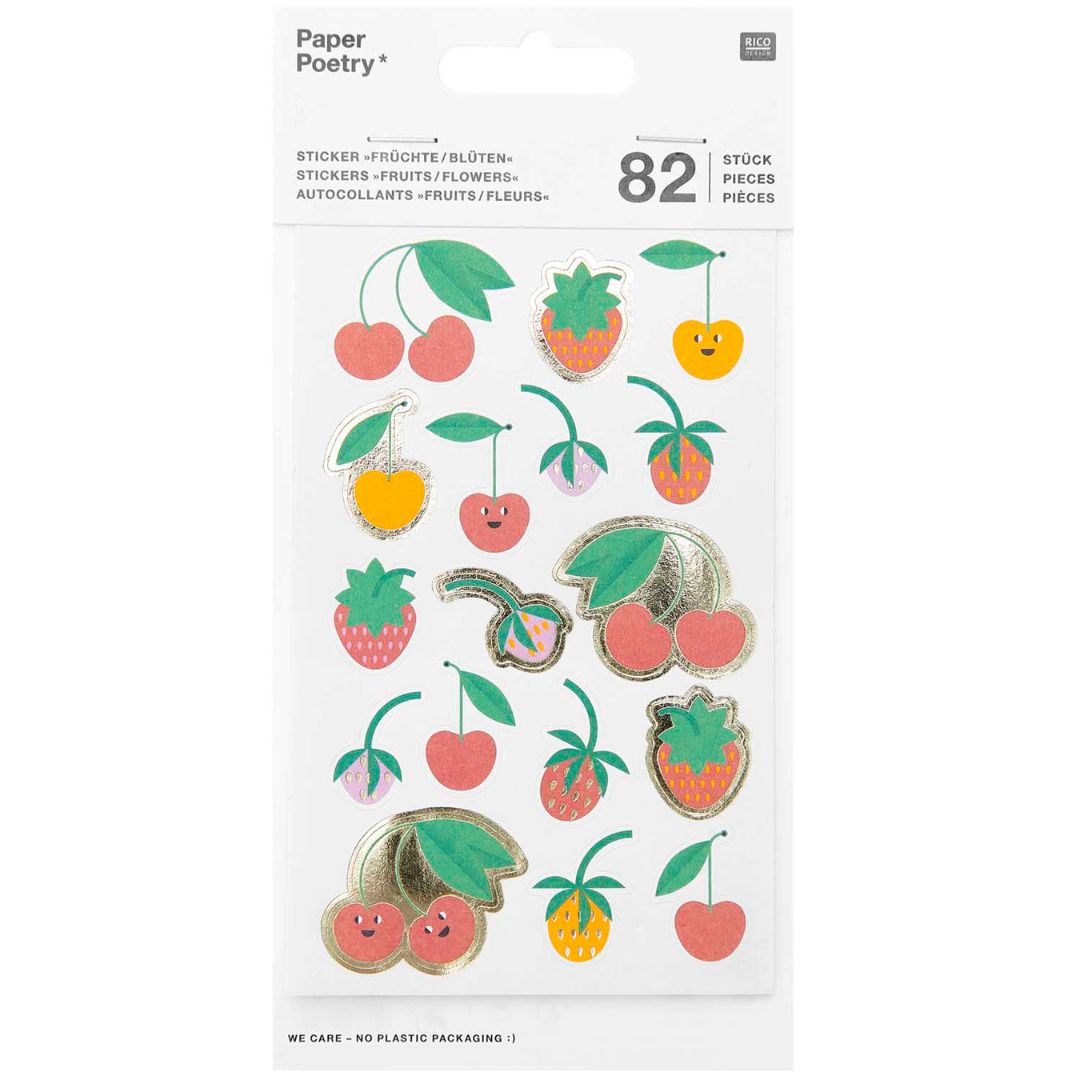 stickers fruits & flowers - 82st | 300603 | 0