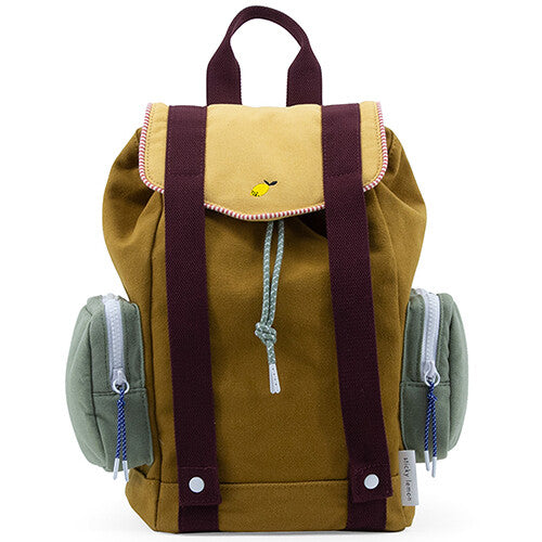 sticky lemon kinderrugzak adventure - meet me in the meadows - khaki green - small - 34 cm | 1802022 | 0
