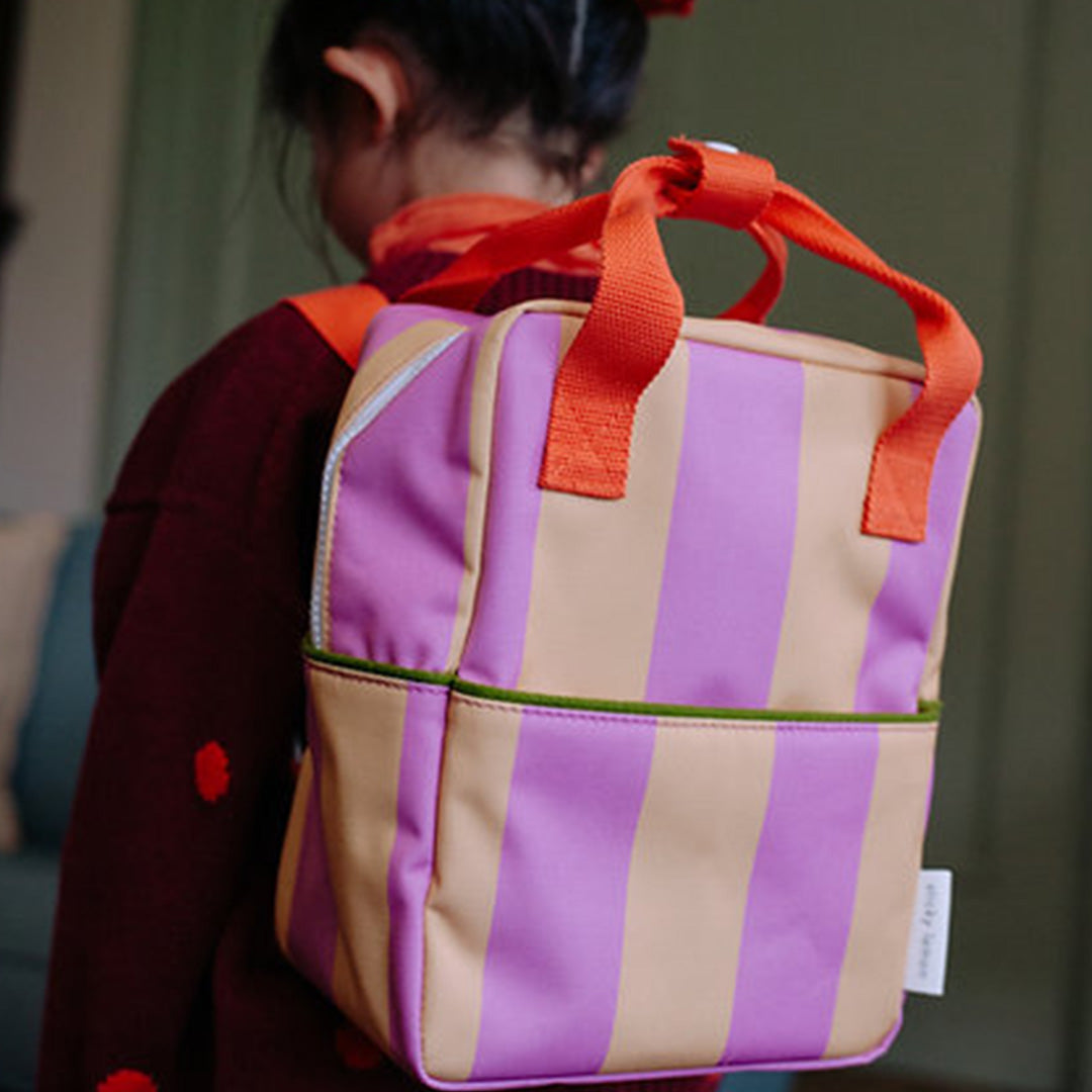 sticky lemon peuterrugzak stripes - rosebay pink red apple - 26 cm | LEMO1802378 | 6