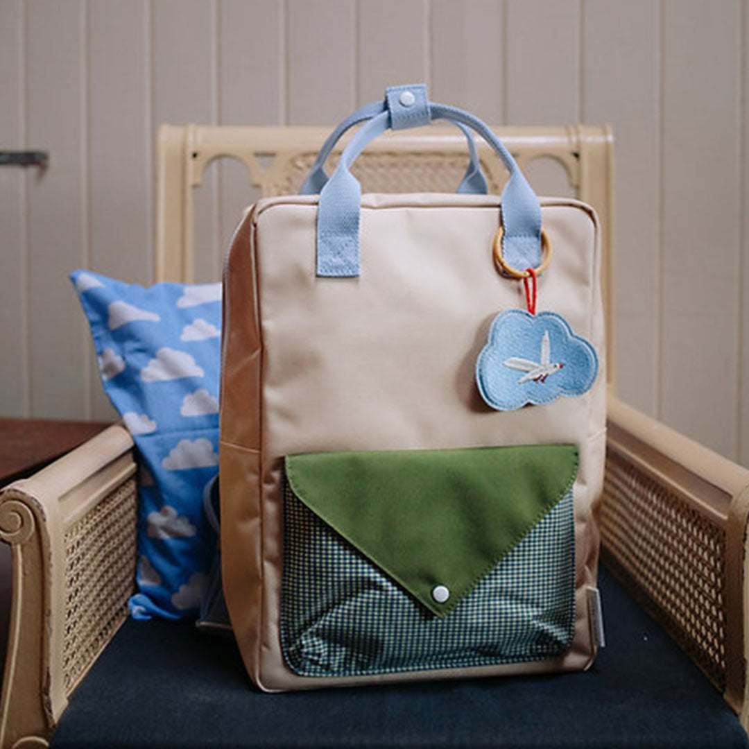 sticky lemon rugzak envelope - twiggy beige - 38 cm | 1802369 | 3
