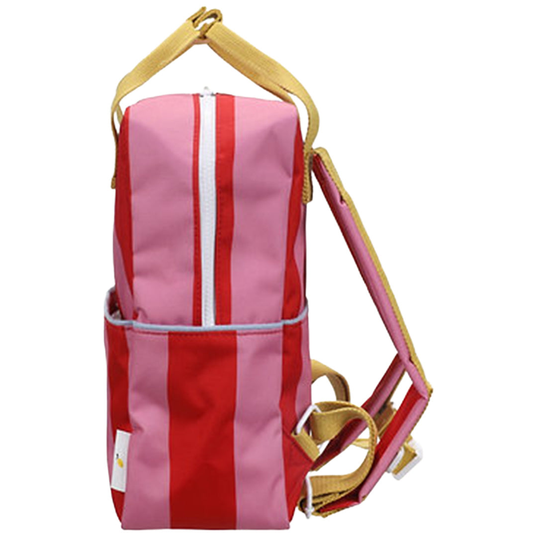 sticky lemon rugzak stripes - red apple rosebay pink - 32 cm | 1802378 | 5