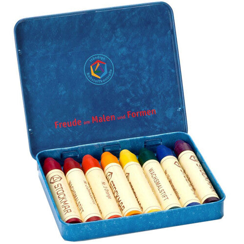 stockmar waskrijtjes assorti waldorf - 8st | 85031001 | 0
