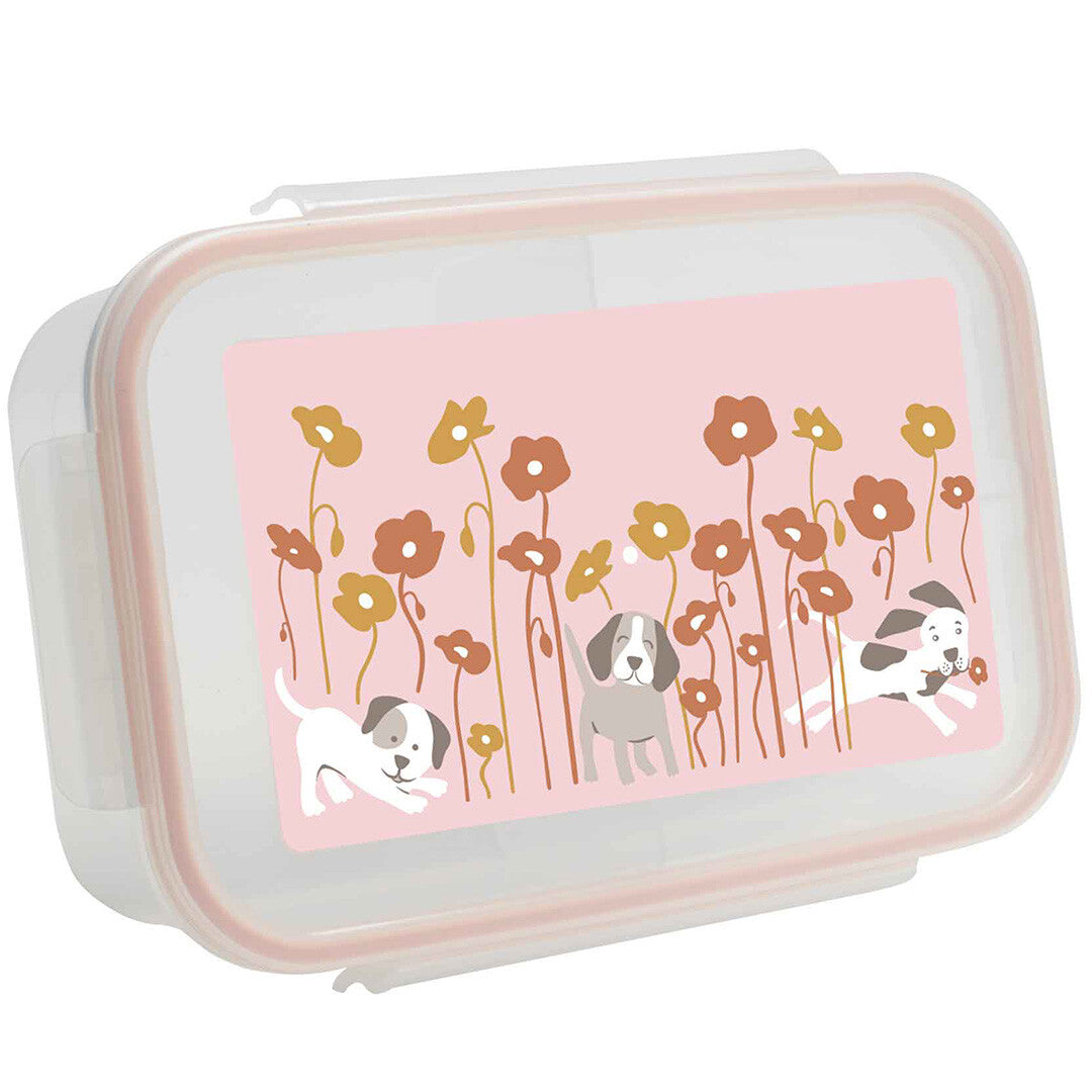sugarbooger bento lunchbox good lunch - puppies & poppies | SBA1483 | 0