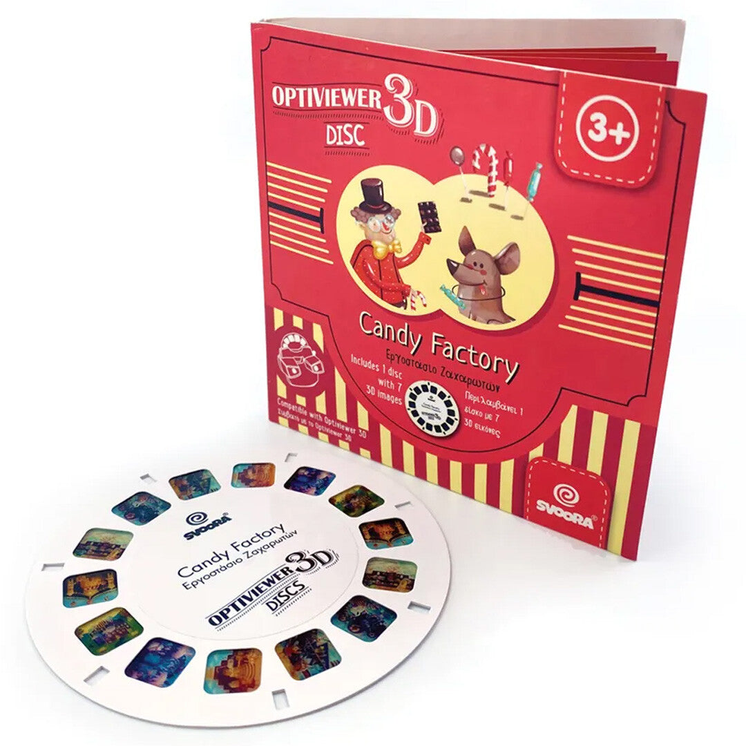 svoora 3D optiviewer schijf - snoepfabriek | SV03009 | 0