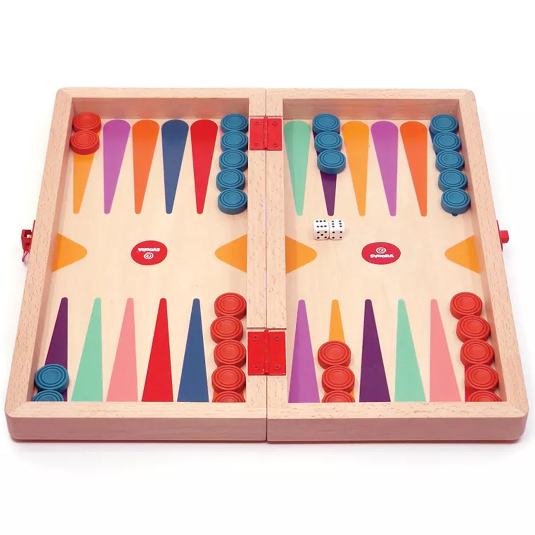 svoora schaak- dam- backgammon spelset | SV23148 | 2