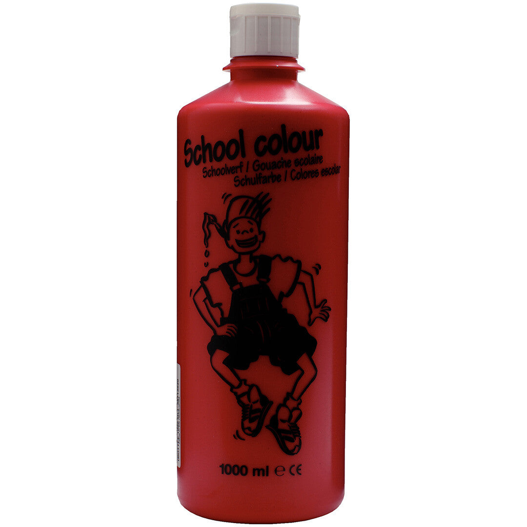 talens plakkaatverf donkerrood - 1000 ml | 36713020 | 0