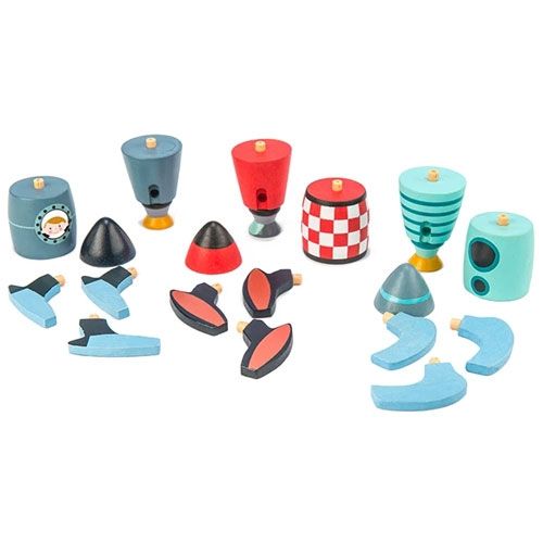 tender leaf toys bouwset raketten | 4608335 | 1