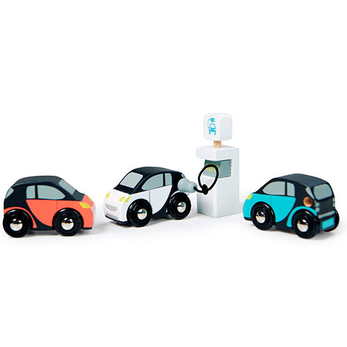 tender leaf toys elektrische auto's met laadpaal | 4608373 | 1