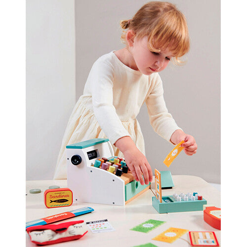 tender leaf toys kassa met scanner | 4608260 | 3