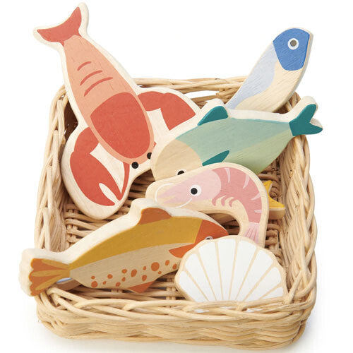 tender leaf toys mandje met zeevruchten | 4608289 | 0