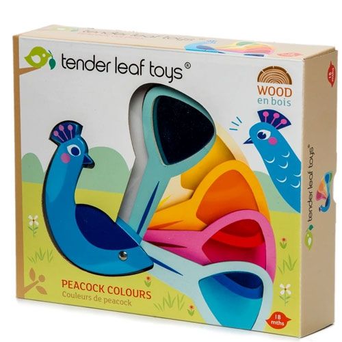 tender leaf toys pauwenkleuren  | 4608338 | 2