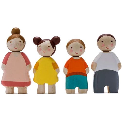 tender leaf toys poppenhuispoppen familie tenderleaf - 10 cm | 4608141 | 0