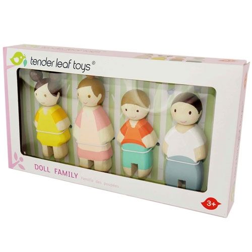 tender leaf toys poppenhuispoppen familie tenderleaf - 10 cm | 4608141 | 1