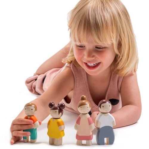 tender leaf toys poppenhuispoppen familie tenderleaf - 10 cm | 4608141 | 2
