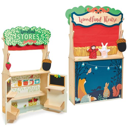 tender leaf toys poppenkast en winkeltje | 4608256 | 0