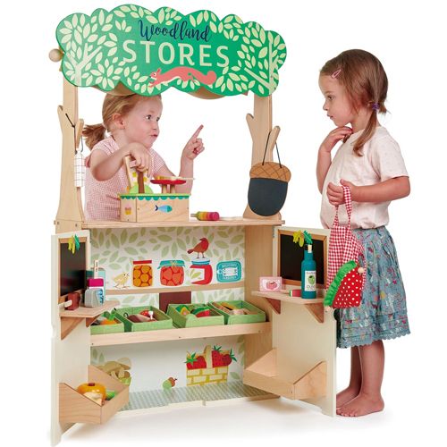 tender leaf toys poppenkast en winkeltje | 4608256 | 5