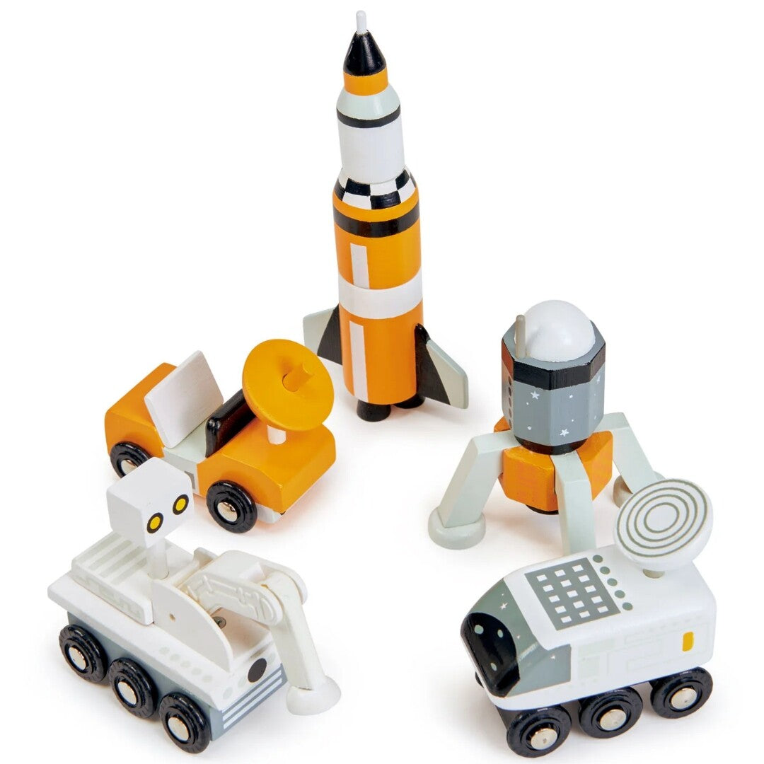 tender leaf toys ruimtevoertuigen - 5st | 4608661 | 3